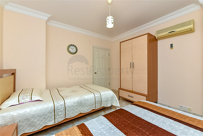 Furnished 2+1 apartment 150 m from the sea