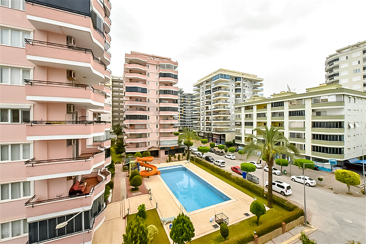 Furnished 2+1 apartment 150 m from the sea