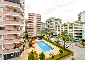 Furnished 2+1 apartment 150 m from the sea