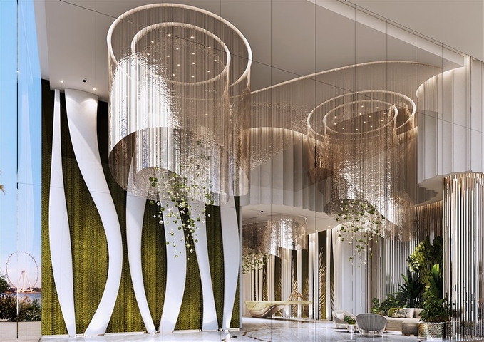 Luxury Cavalli Residences in Dubai Harbour with Private Beach