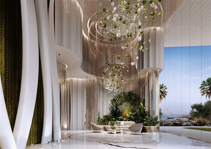 Luxury Cavalli Residences in Dubai Harbour with Private Beach