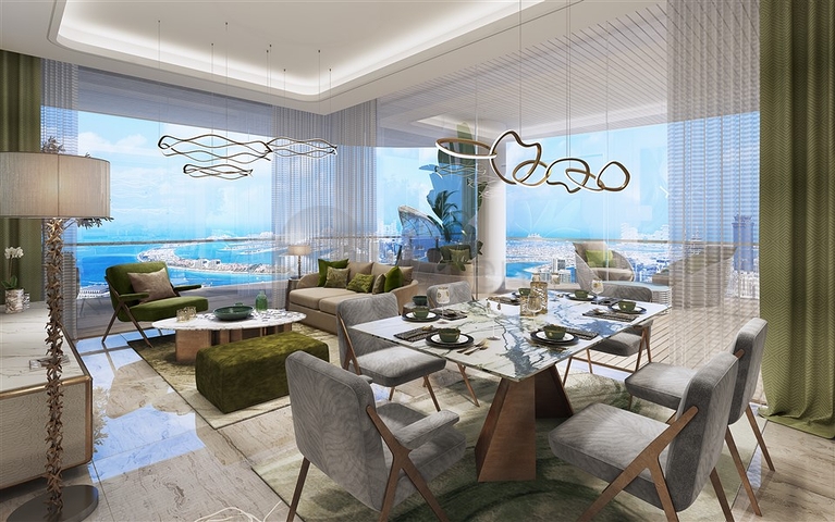 Luxury Cavalli Residences in Dubai Harbour with Private Beach