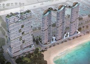 Luxury Cavalli Residences in Dubai Harbour with Private Beach