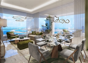 Luxury Cavalli Residences in Dubai Harbour with Private Beach
