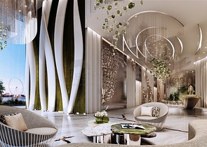 Luxury Cavalli Residences in Dubai Harbour with Private Beach