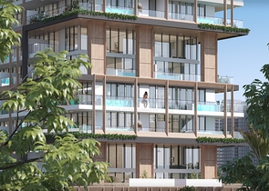 Investment apartments with swimming pool in Dubai, Arjan