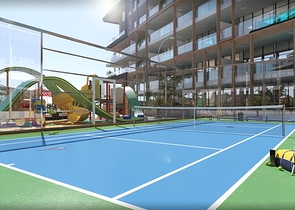 Investment apartments with swimming pool in Dubai, Arjan