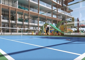 Investment apartments with swimming pool in Dubai, Arjan