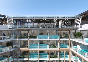 Investment apartments with swimming pool in Dubai, Arjan