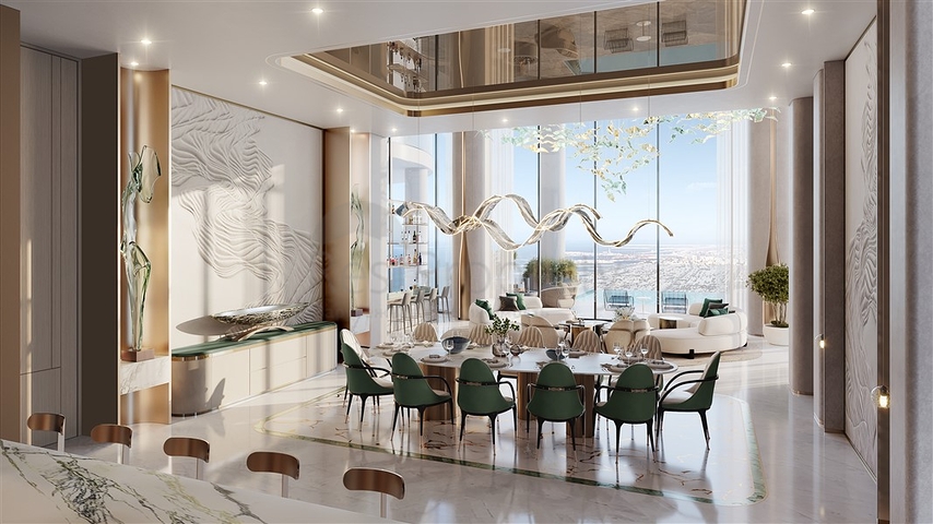 Apartments with Burj Khalifa View and Pools in Dubai