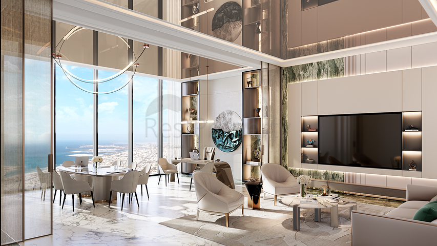 Apartments with Burj Khalifa View and Pools in Dubai