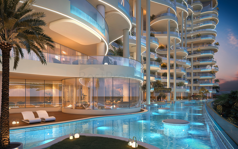 Apartments with Burj Khalifa View and Pools in Dubai