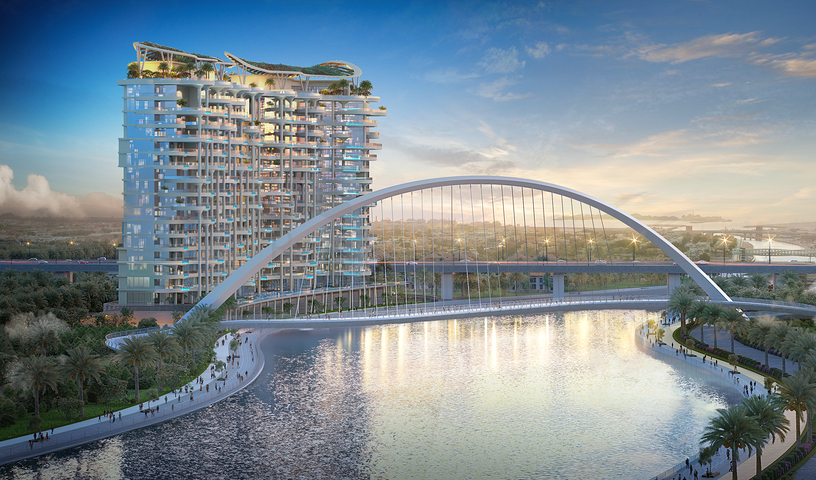 Apartments with Burj Khalifa View and Pools in Dubai