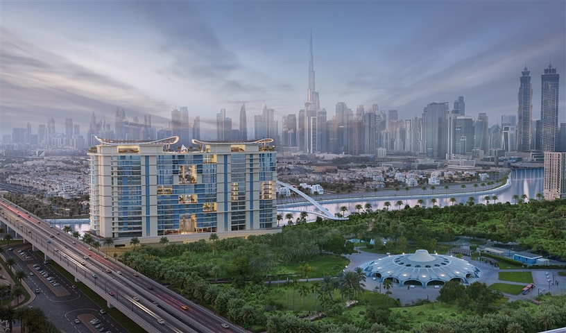 Apartments with Burj Khalifa View and Pools in Dubai