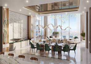 Apartments with Burj Khalifa View and Pools in Dubai