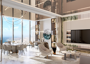 Apartments with Burj Khalifa View and Pools in Dubai