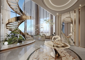 Apartments with Burj Khalifa View and Pools in Dubai