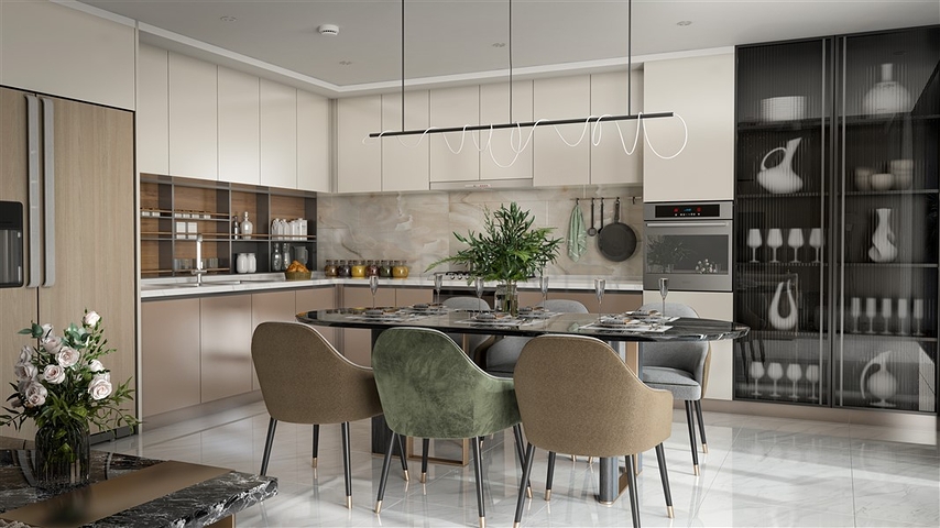 Luxury townhouses in a profitable project in Dubai