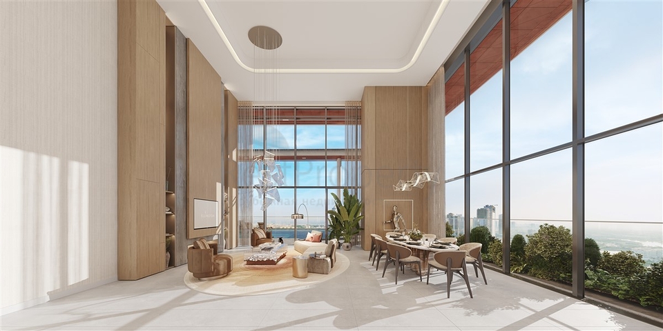 Apartments overlooking Dubai Marina at Jumeirah Lake Towers