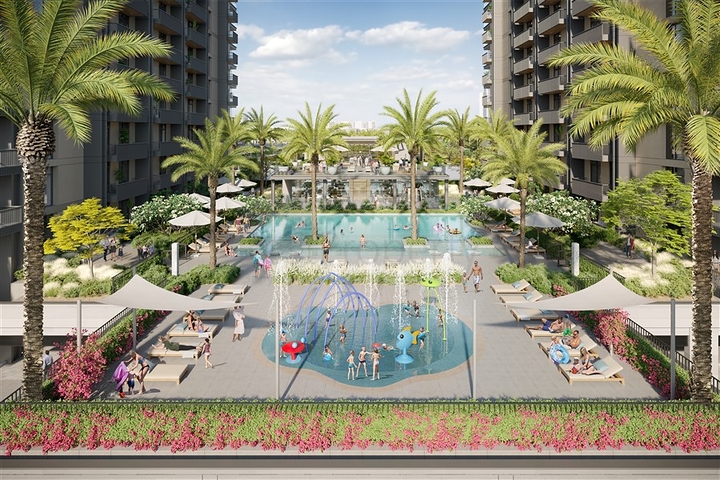 Apartments overlooking Dubai Marina at Jumeirah Lake Towers