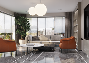 One-bedroom apartment in an exclusive complex in Oba district.