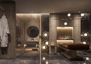 One-bedroom apartment in an exclusive complex in Oba district.