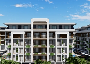 One-bedroom apartment in an exclusive complex in Oba district.