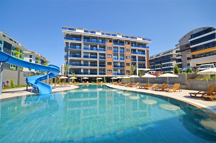 Modern 1+1 Apartment in Kargicak, 200 m from the Sea — Full Facilities