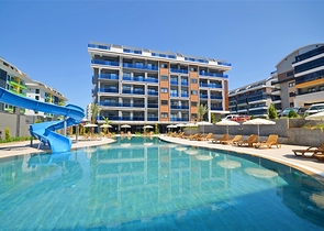 Modern 1+1 Apartment in Kargicak, 200 m from the Sea — Full Facilities