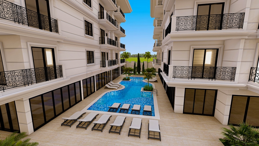 One-bedroom apartment in a new complex in the Cleopatra area