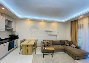 A unique 1+1 apartment with access to the garden