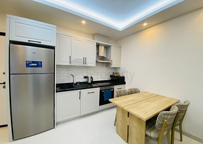 A unique 1+1 apartment with access to the garden