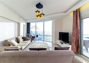 Cozy apartment for sale in a residential complex by the sea in Mahmutlar