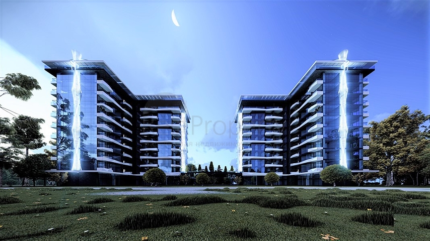 One-bedroom apartment 900 m from the sea in Avsallar district 