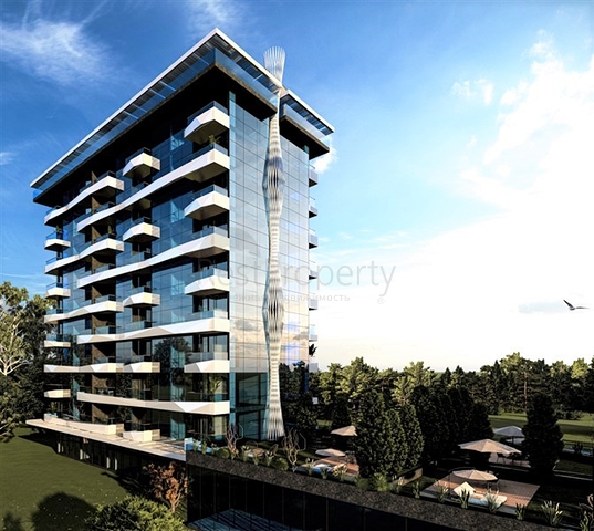 One-bedroom apartment 900 m from the sea in Avsallar district 