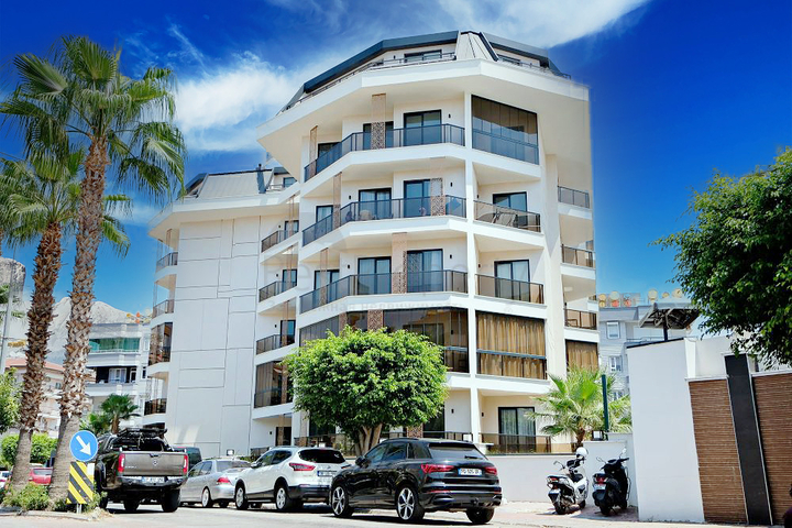 1+1 apartment in a new complex 300 meters from the beach
