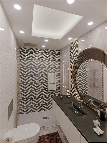 One-bedroom apartment in a new residential complex in Mahmutlar