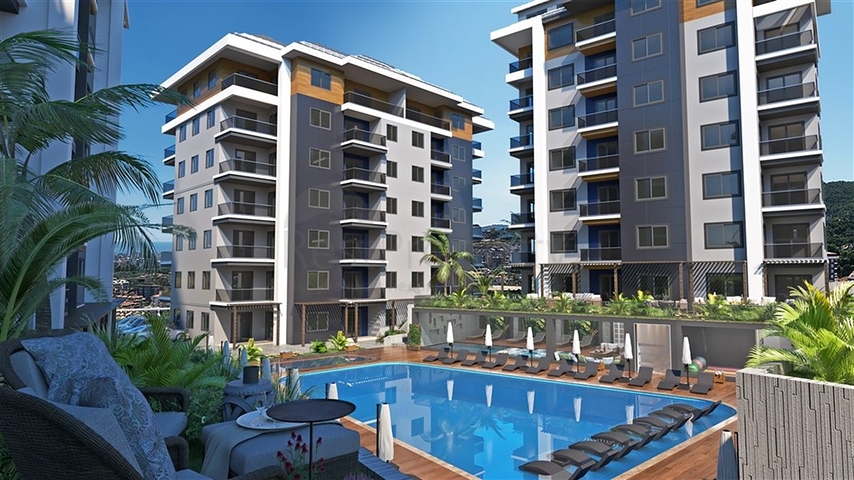 New one-bedroom apartment in Oba district New one-bedroom apartment in Oba district