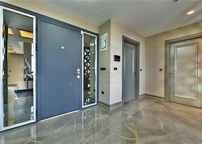 Villa with a view of the Mediterranean Sea and the Alanya Fortress