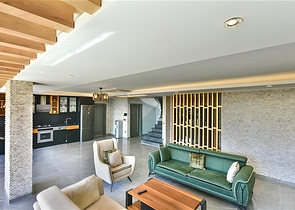 Villa with a view of the Mediterranean Sea and the Alanya Fortress