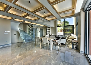 Villa with a view of the Mediterranean Sea and the Alanya Fortress