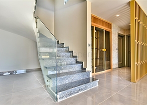 Villa with a view of the Mediterranean Sea and the Alanya Fortress