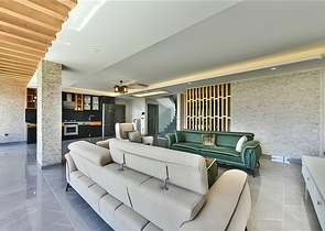 Villa with a view of the Mediterranean Sea and the Alanya Fortress