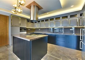 Villa with a view of the Mediterranean Sea and the Alanya Fortress