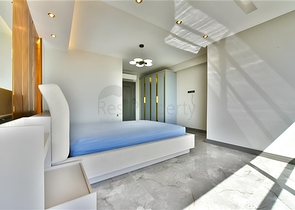 Villa with a view of the Mediterranean Sea and the Alanya Fortress