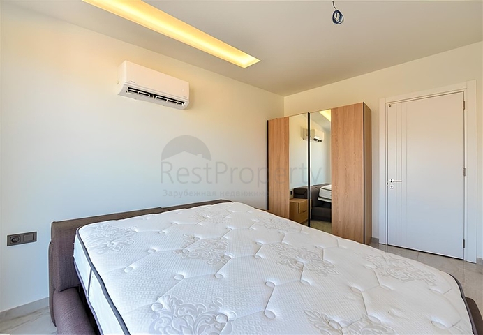 2+1 penthouse in a new complex in the Oba area, 350 m from the sea