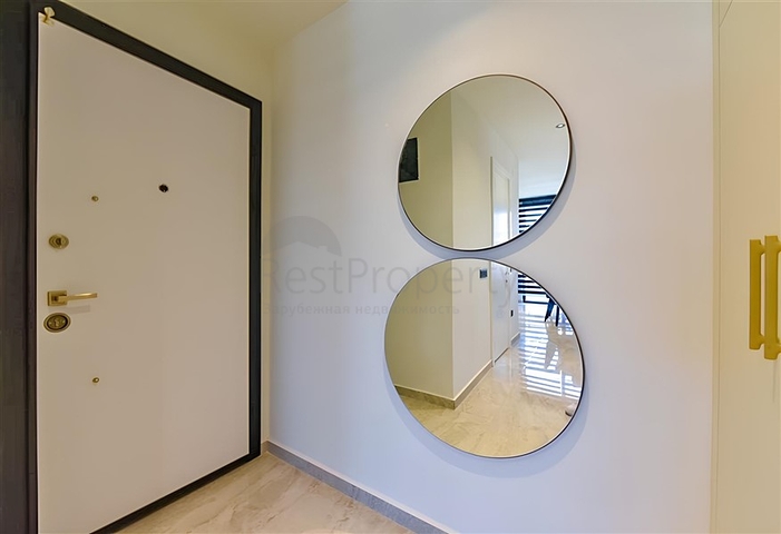 2+1 penthouse in a new complex in the Oba area, 350 m from the sea