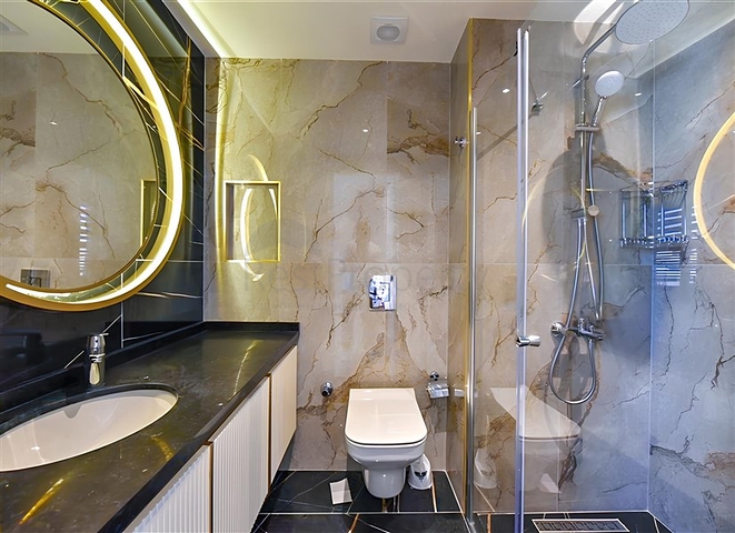 2+1 penthouse in a new complex in the Oba area, 350 m from the sea