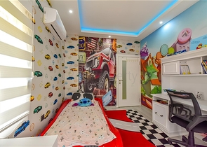 Spacious villa in Mahmutlar is an ideal choice for a large family