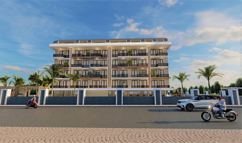 1+1 apartment in a new complex in Oba district